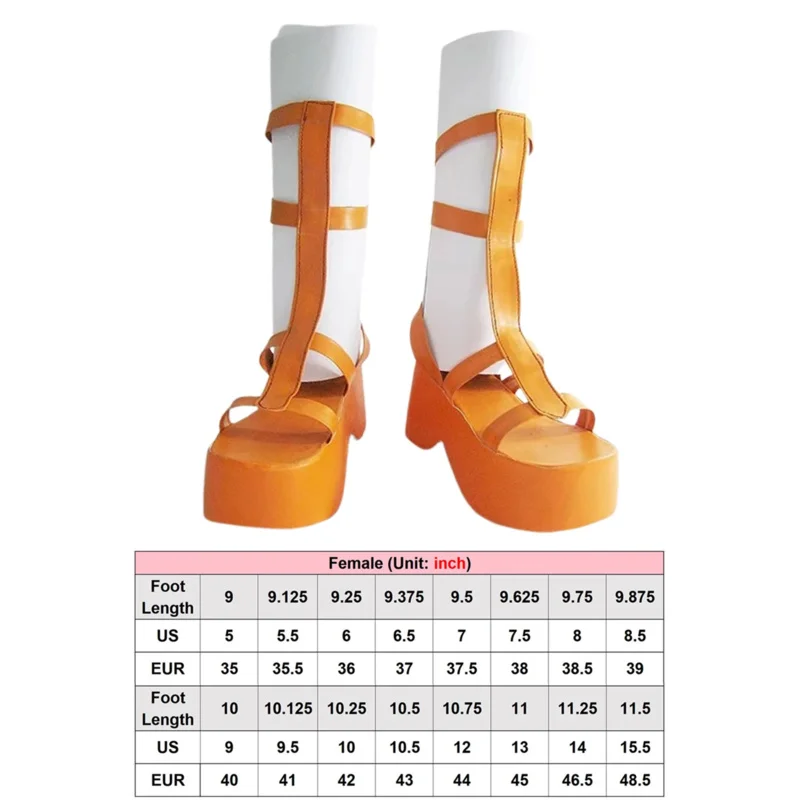 Nami Cosplay Fantasia Shoes One Cosplay Piece Disguise Accessories Sandals Adult Women Fantasy Halloween Carnival Party Props