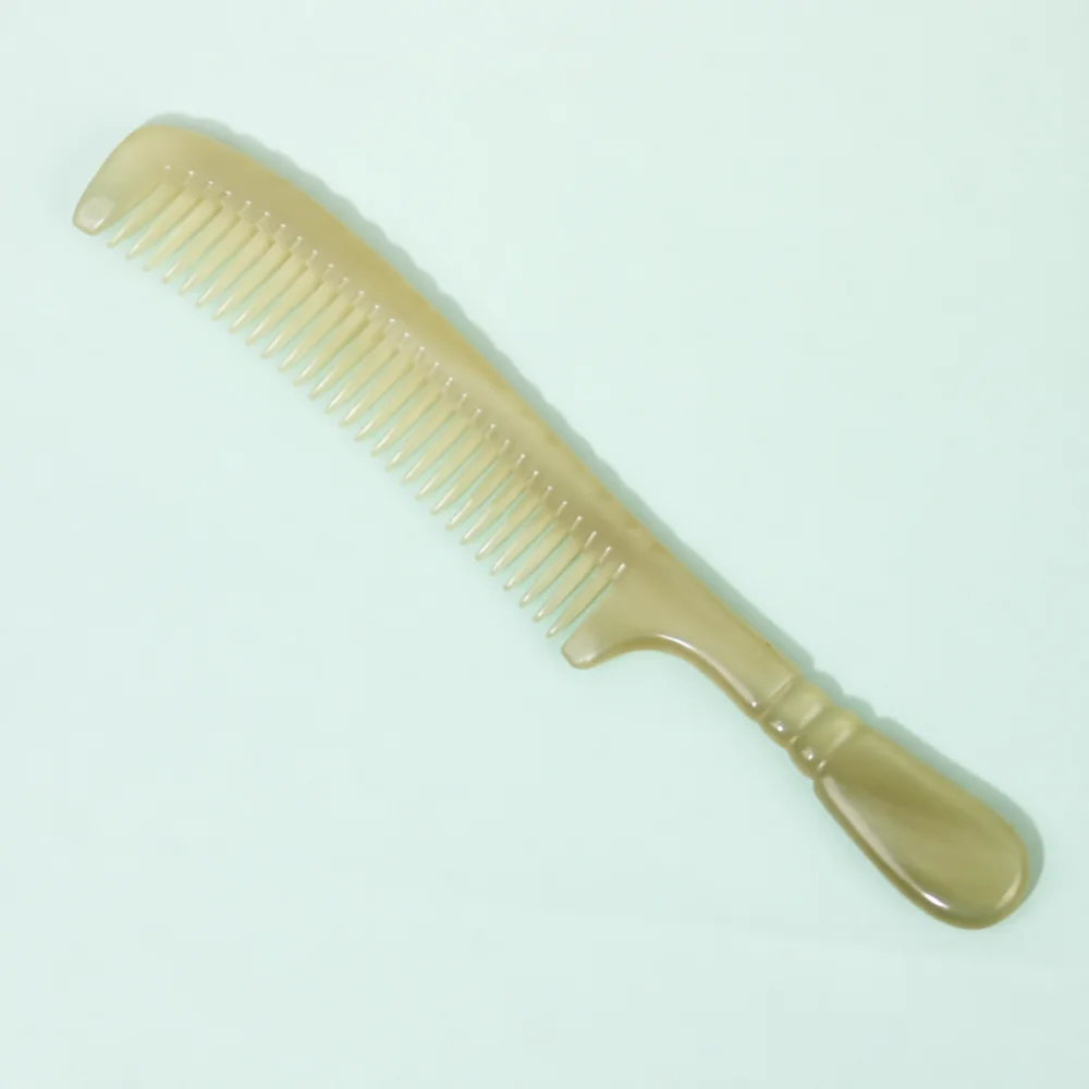 Premium Natural Horn Comb Anti Static Scalp Massage Brush Durable Hairdressing Tool Portable Grooming Accessory Gift Choice