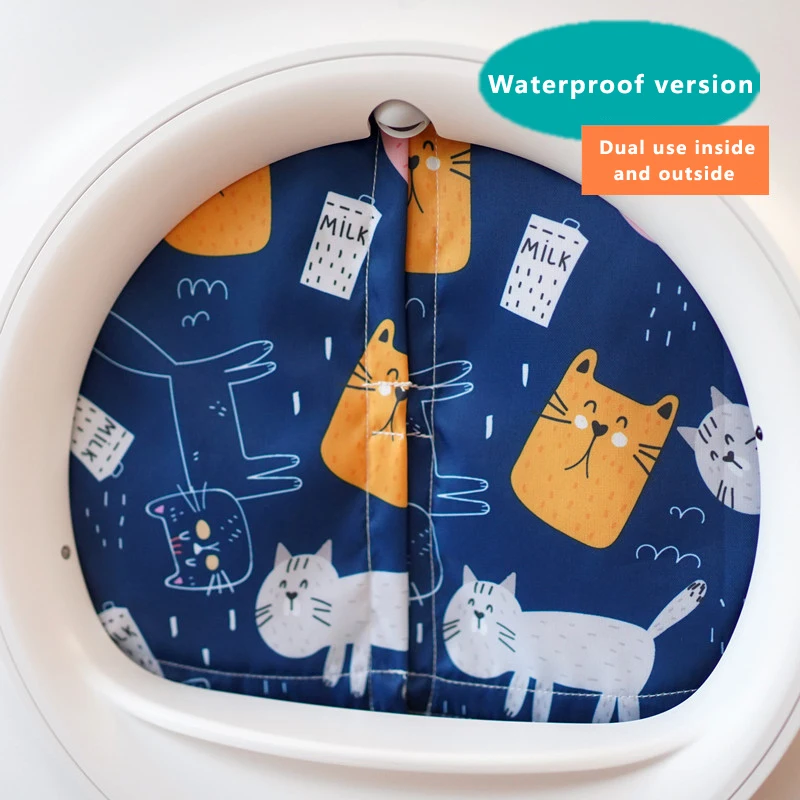 

Cat basin odor proof and dust-proof door curtain matching Curtains 18 styles for PETKIT self automatic litter box pet products