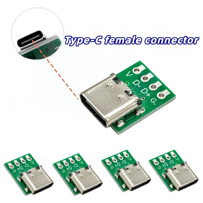 16 Pin Test Type C Connector 16 Pin Test PCB Board For Cable Transfer Test Transfer Socket Accessories For Phone Cable Repair