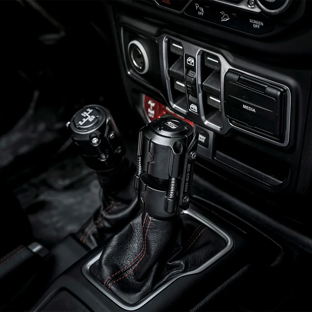 Fury 2018+ accessories Gear Shift Lever Knob Cover Kits transfer gear handle For Jeep wrangler JL custom