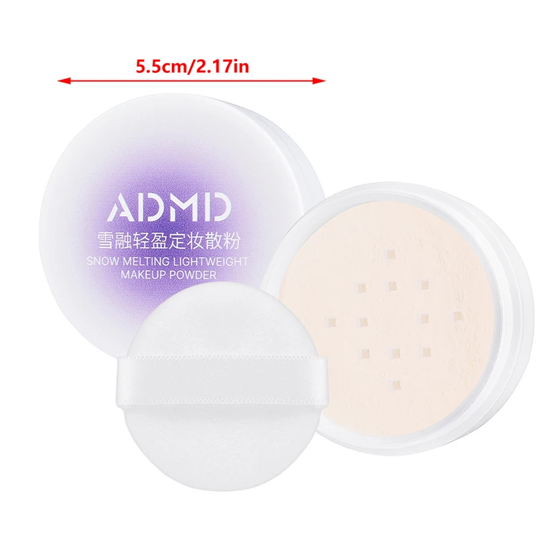 Makeup Finish Loose Setting Powder Translucent Natural Soft Face Powder Oil Control Face Loose Powder Cosmetic Invisible  ﻿