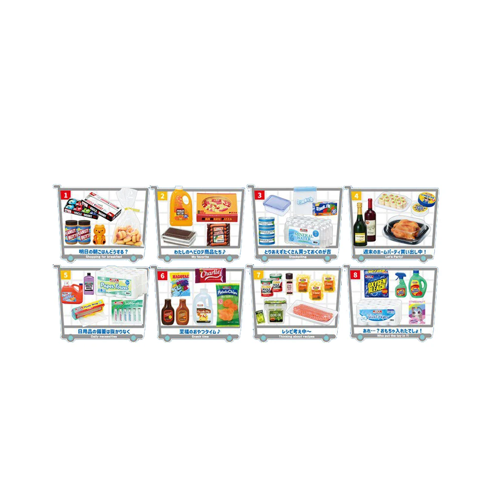 Re-Ment Membership Based Discount Store Supermarket Mystery Box Miniature Scene Collection Model view 3