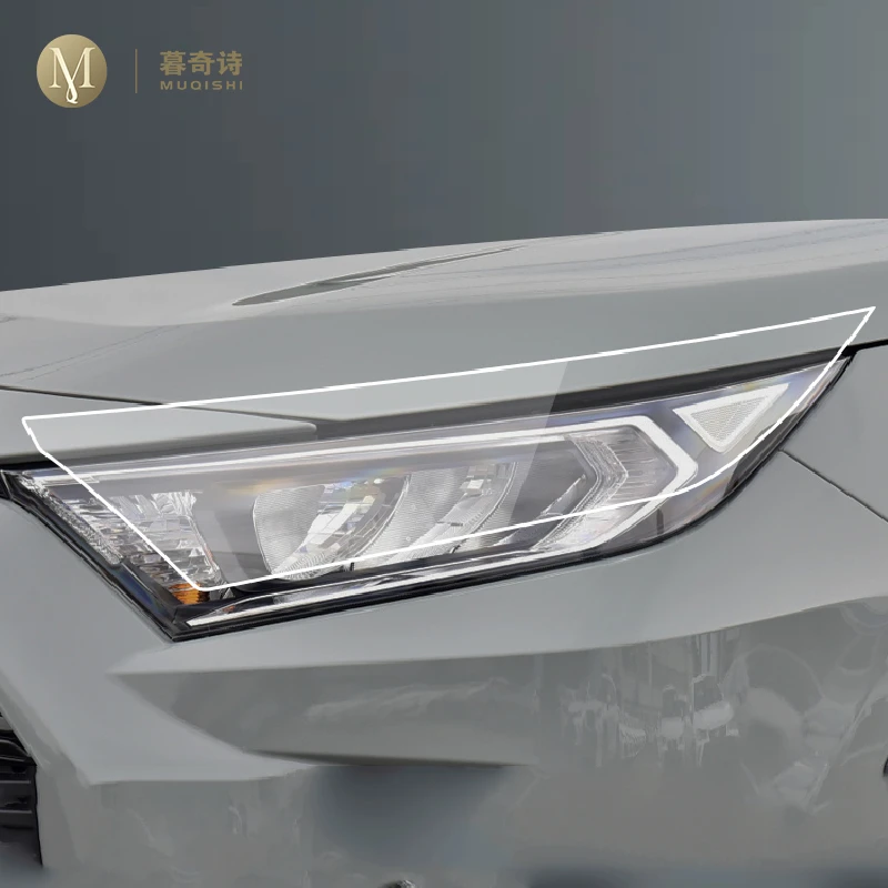 

Для Toyota RAV4 2019-2023 автомобильные внешние фары, защитная пленка из ТПУ от царапин, ремонтная пленка против царапин, аксессуары Reflt