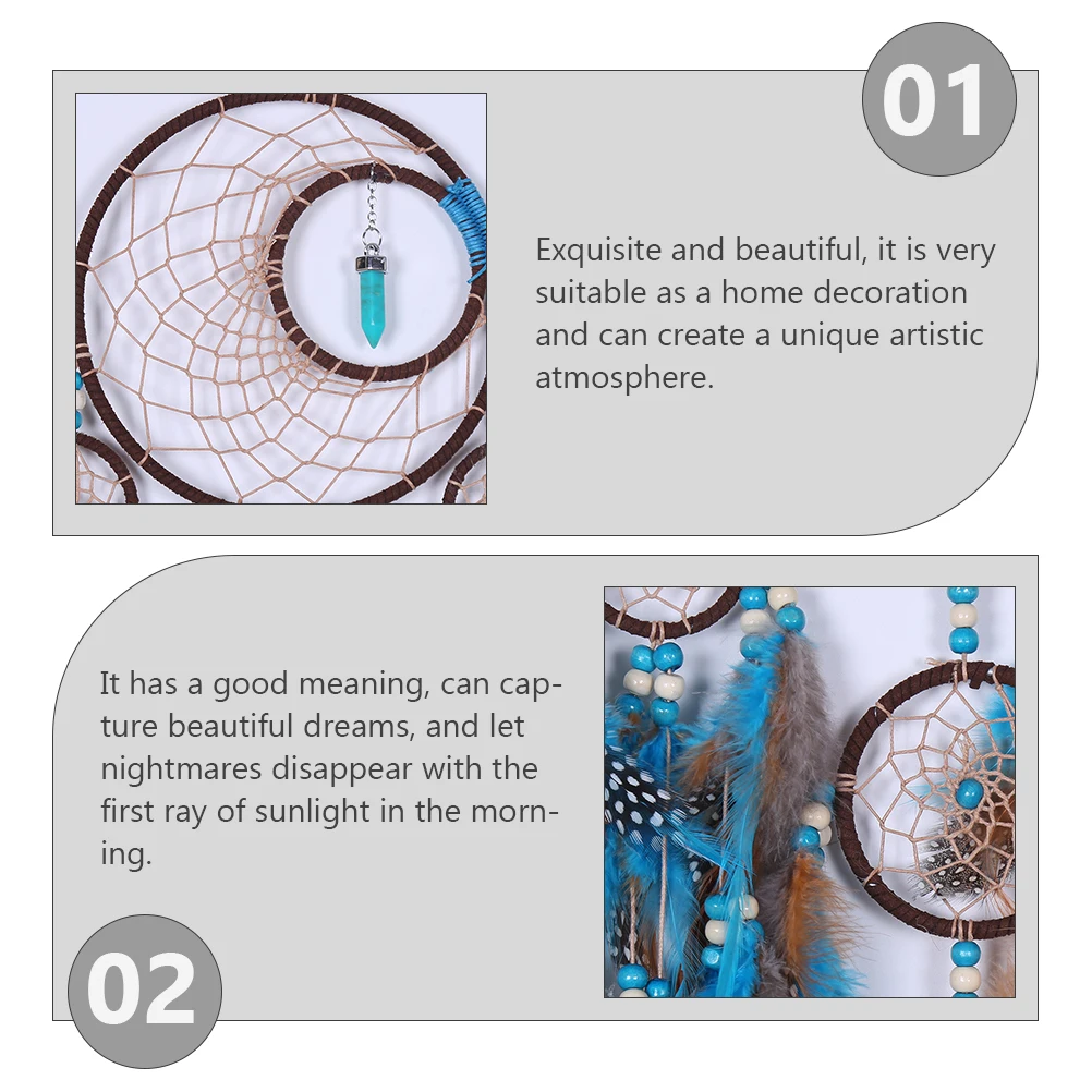 

Large Dream nament Home Decor Hanging nament Gold Hoop Hanging Decoration Resin Material Practical