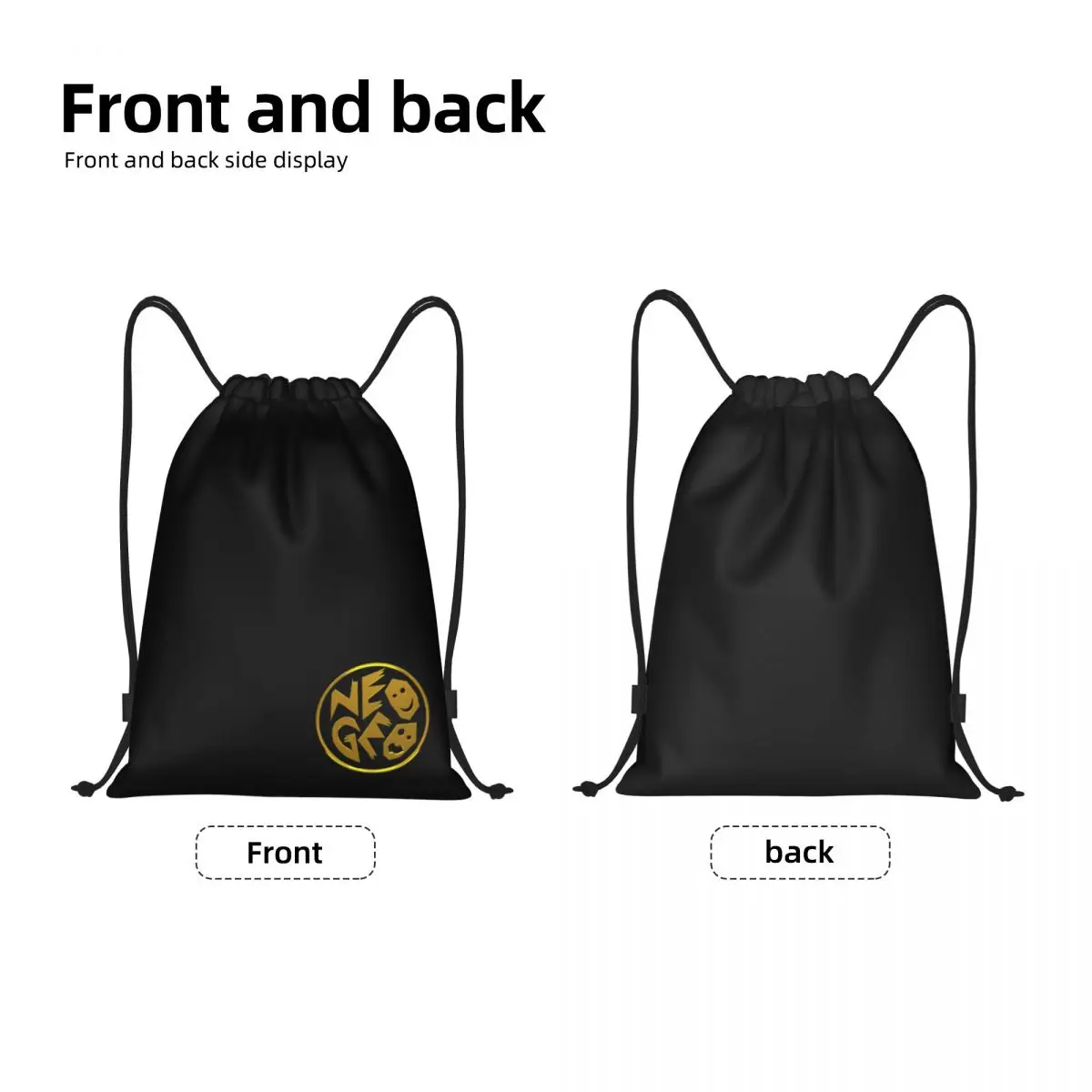 Neo Geo Arcade 18 Drawstring Gym Bag, Novidade Mochila, Viagem, Field Pack, Novidade