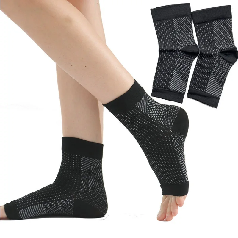 

1 Pairs Alleviation Ankle Joint Support Unisex Pressure Socks Fashionable Sports Sweat Absorbing Breathable Compression Socks