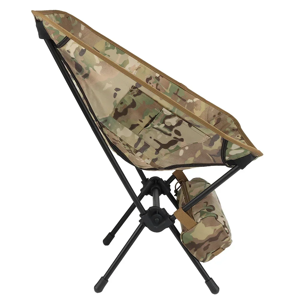 Portable Chair Easy To Install Functional Foldable Outdoor Chair Nylon Beach Chair Camping Trekking Fishing BBQ Parties