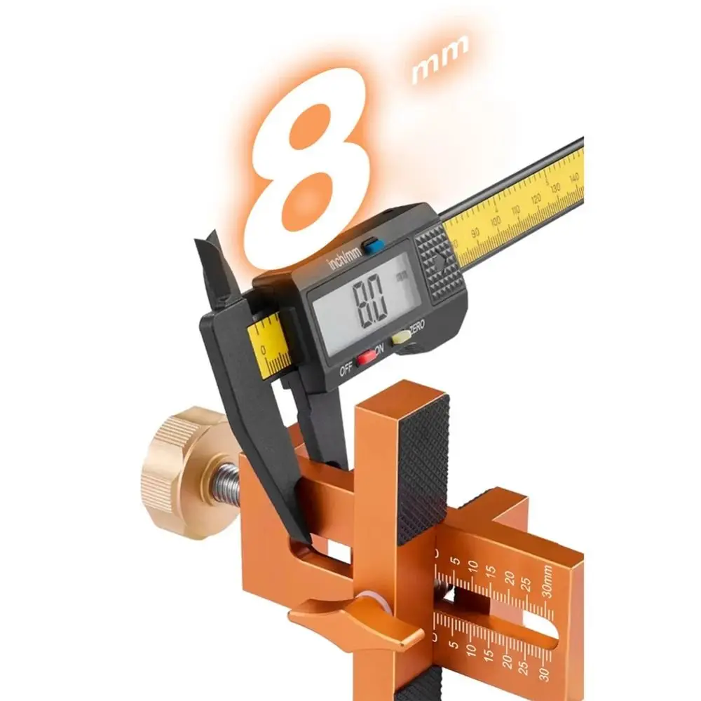 2 in 1 Cabinet Door Installation Positioner Quick Positioning Aluminum Alloy Cabinet Door Panel Installation Jig Save Labor