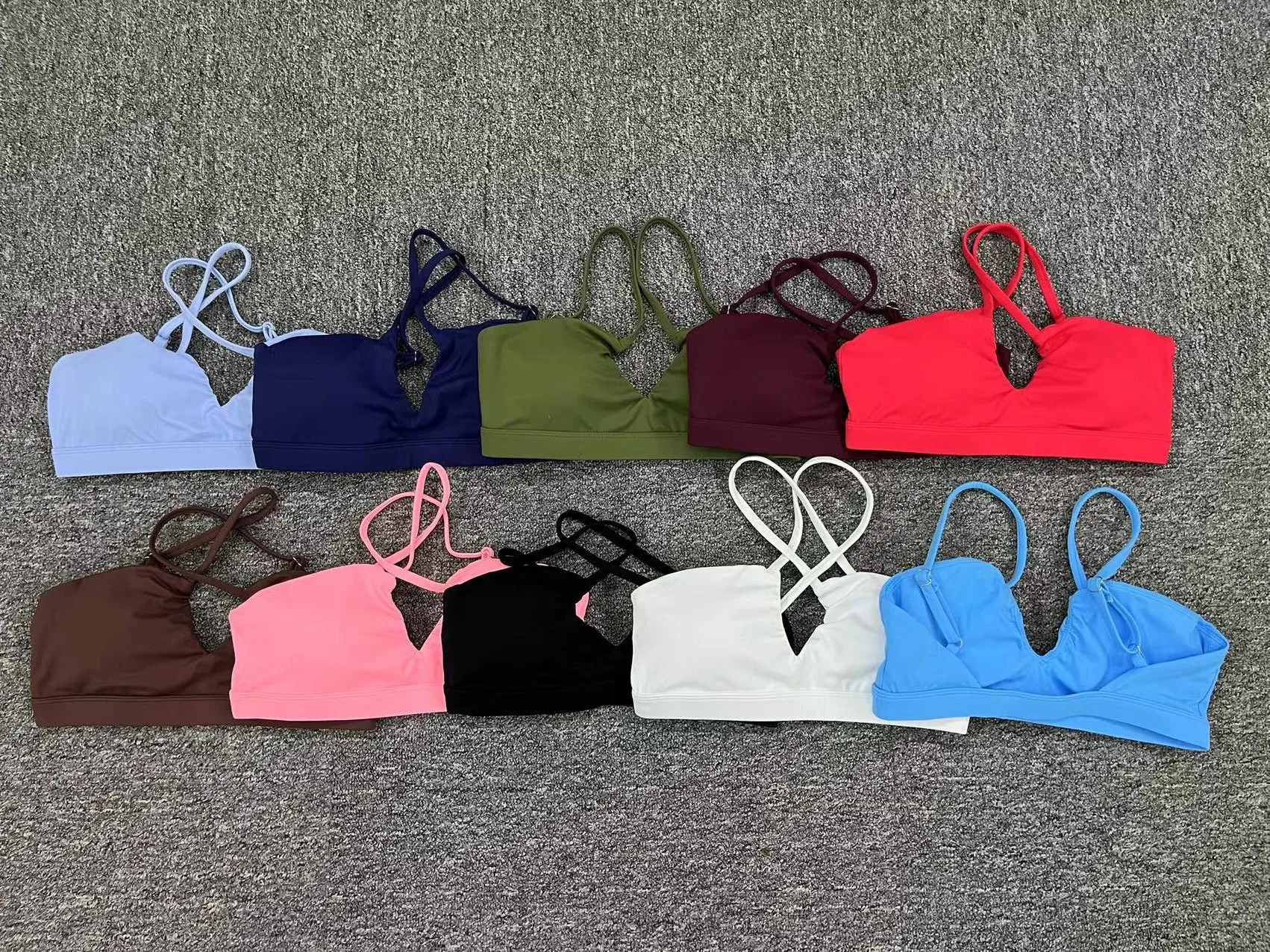 Neuer Sommer Sexy Sport-BH Workout-BH Atmungsaktive Fitness-Unterwäsche für Damen Schnelltrocknende Yoga-Kleidung Gym-Top für Frauen – Detail 19