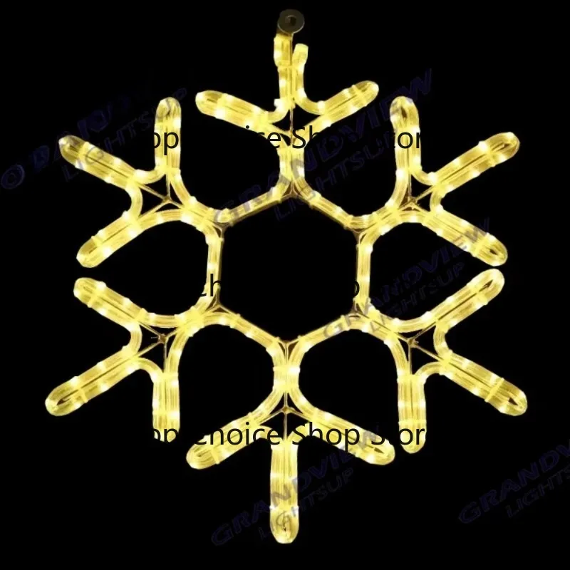 Hot Sale IP65 2D Pattern Snowflake Light Emitting Diode Christmas Halloween Home Landscape Decoration Wedding Decoration