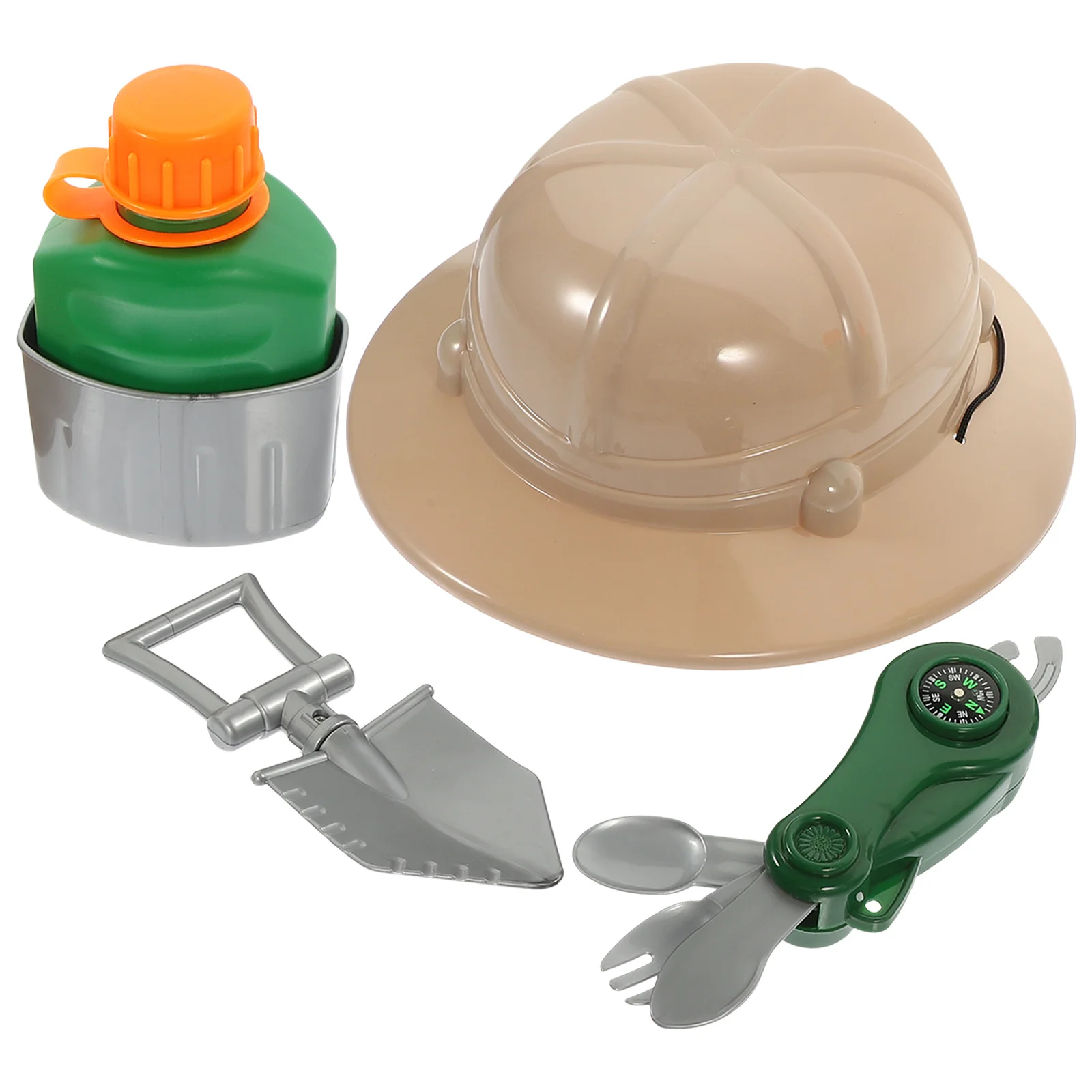 1 Juego de herramientas para exploradores, práctico accesorio de juego de rol para fiesta de cumpleaños, accesorios para actuación en escenario, juego de herramientas para niños