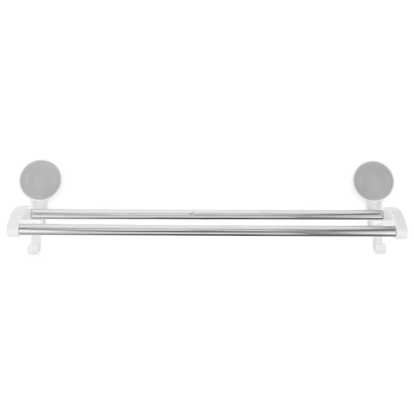 

Wall Mounted Towel Rack Double Rod No-Drill Stainless Steel for Bathroom Kitchen Storage Hand Towel Bar Holder Organizer