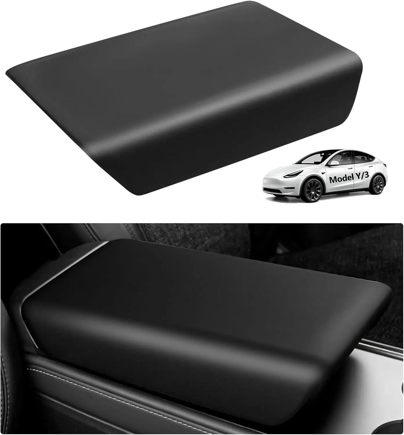 Universal Non Slip Center Console Armrest Cover Protector for Tesla Model 3 Highland Tesla Model Y Juniper Car Accessories