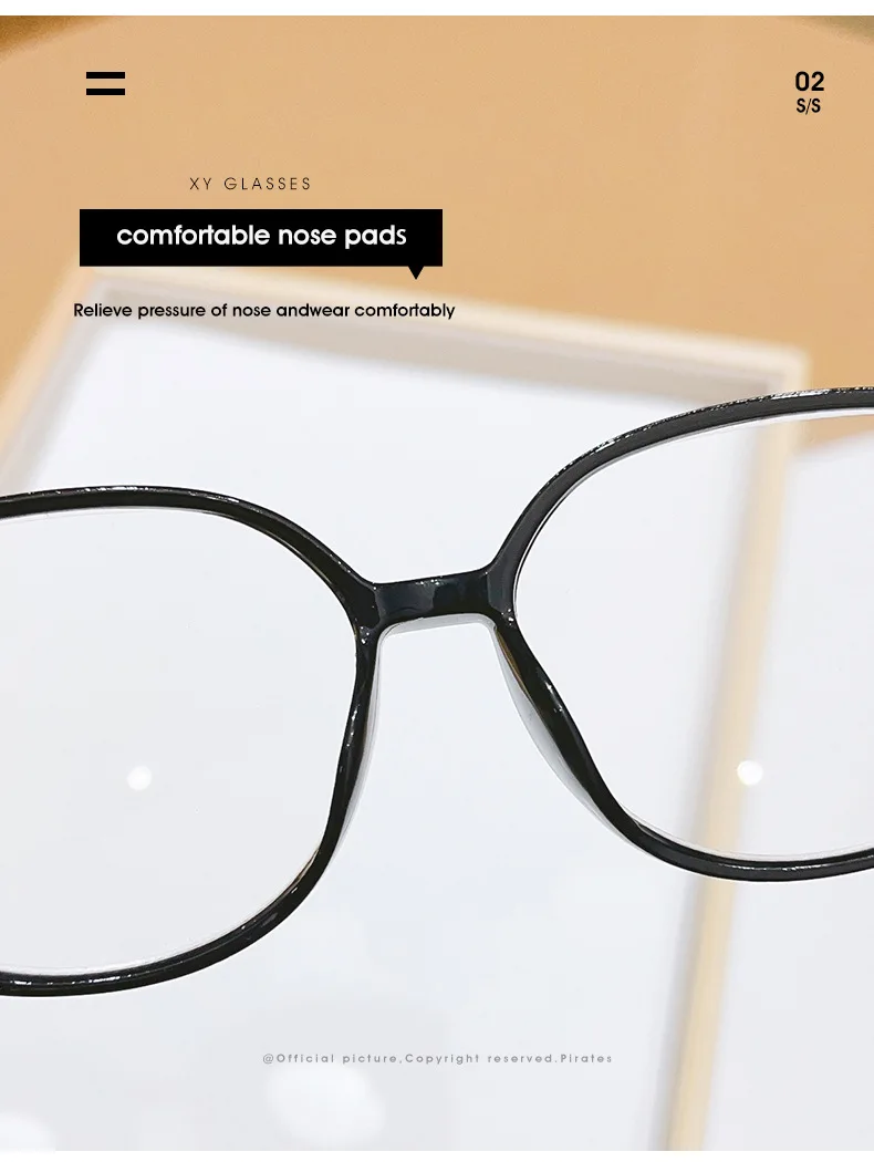 Frauen Lesebrille Große Lila Rahmen Presbyopie Brille Marke Design Anti Blaues Licht Computer Brille Zum Lesen + 1,0 + 1,5 – Detail 8