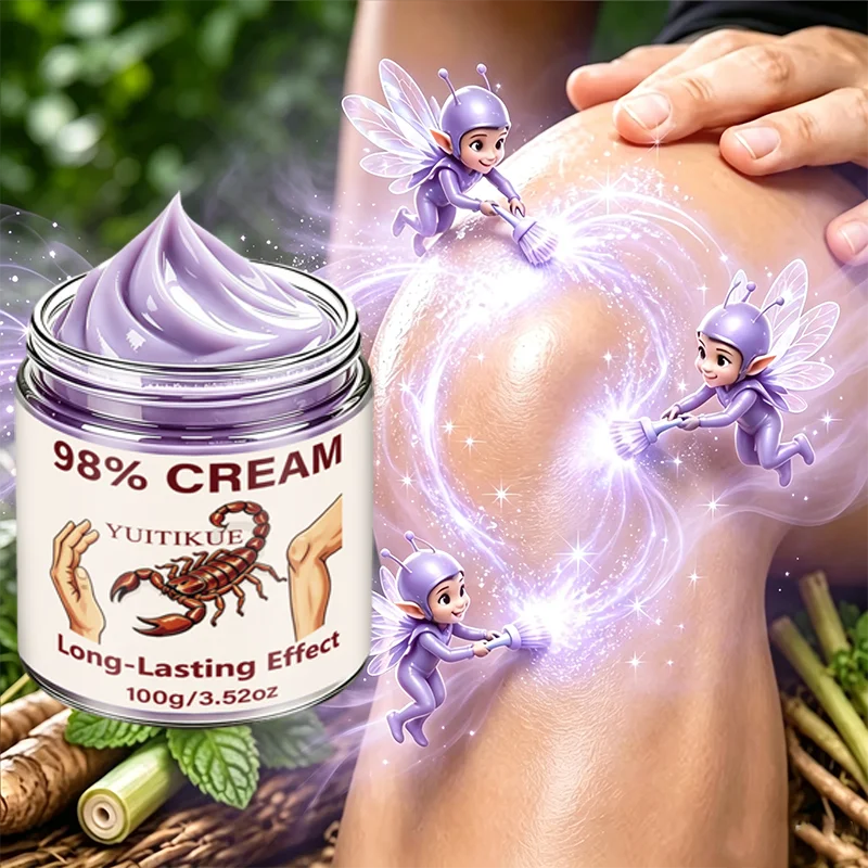**YUITIKUE Long‑Lasting Joint Care Cream 100g Fast Absorption Gentle Non‑Sticky Cream for Daily Body Massage Use**