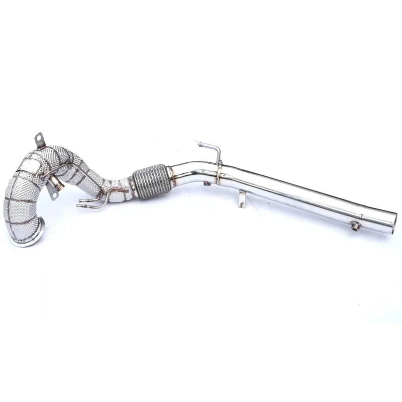 Head Section High flow Pipes branch downpipe Exhaust Pipe with catalyst For VW GOLF8/GOLF8 GTI/Tiguan/Arteon