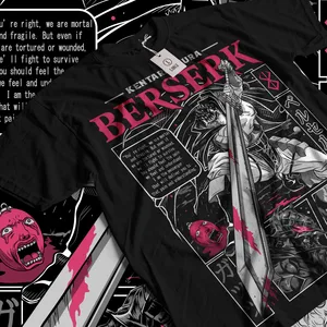 Berserk-T-Shirt mit Berserk-Rüstung, Anime, allen Größen, besser für die Gegenwart 10 Hauptverkaufs -Rüstungshemd - №4