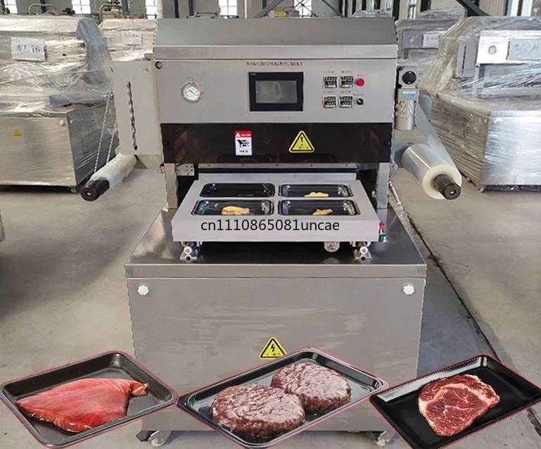 High Efficiency 3D Vacuum Skin Packaging Machine Automatic Industrial Food Packing Production Equipment