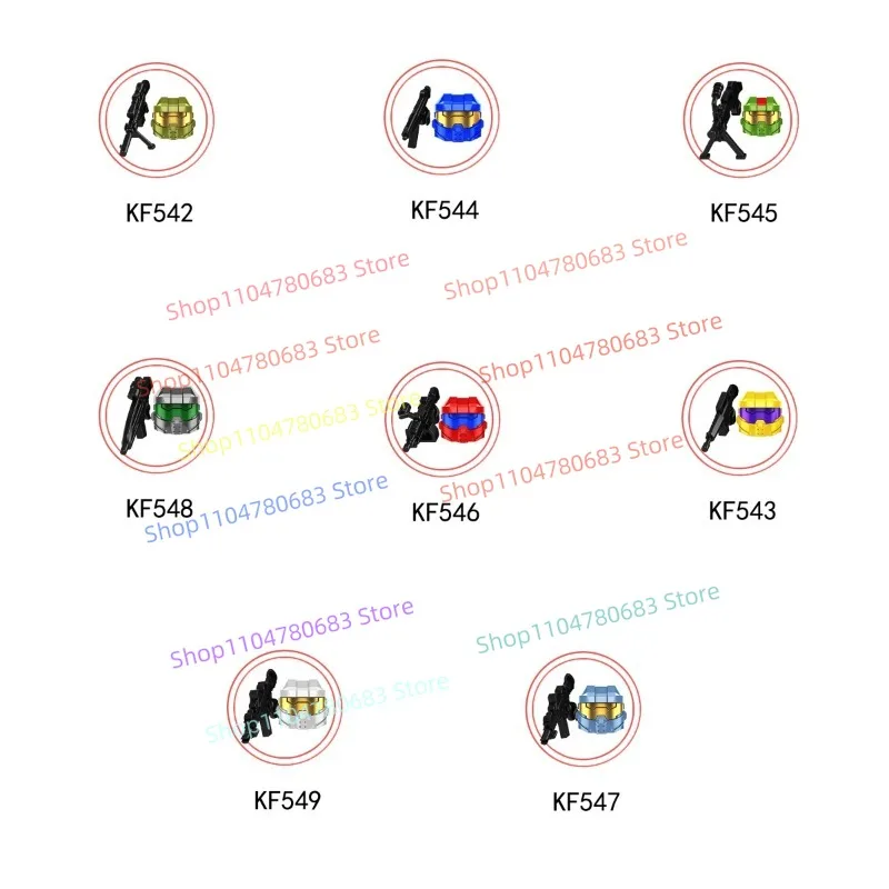 MOC Building Blocks KF6043 KF542 KF544 KF545 Mini Action Figure Assembly Model Display Anime TV Accessories Decorative Toy Gift