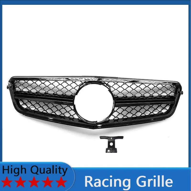 

For Mercedes C-Class W204 2009-2014 Racing Grille Front Bumper Grill Body Kit Accessories