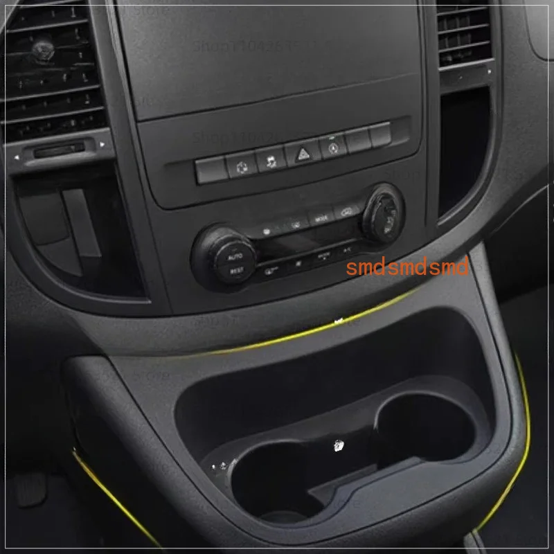 W447 Interior Cup Holder Panel Frame, Center Console Instrument Panel Trim Assembly 2016-2023