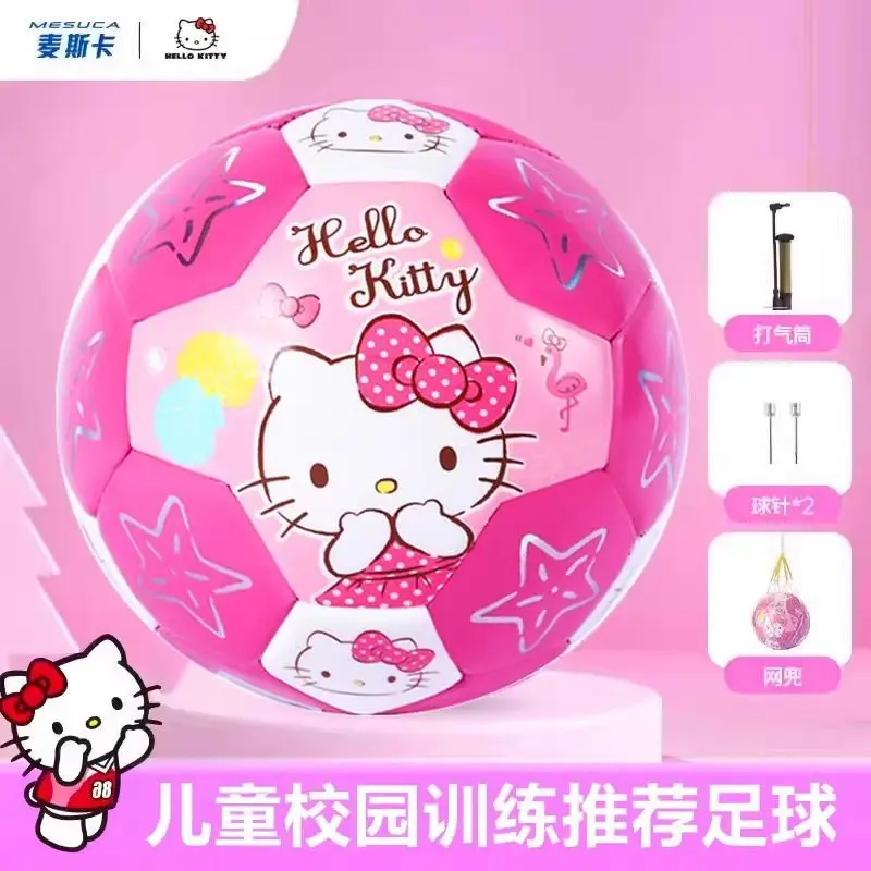 سانريو مرحبا كيتي الكرتون لطيف طالب الكرة الإبداعية Kawaii للجنسين حجم 3 حجم 4 لعبة كرة القدم أنيمي البضائع هدية بالجملة