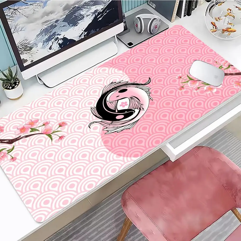 

Gaming Mouse Pads Yin Yang Koi Taichi Neutral Xxl Table Mats Computer Big Mouse Pad Company Large Gamer Mouse Pad Fish Desk mat
