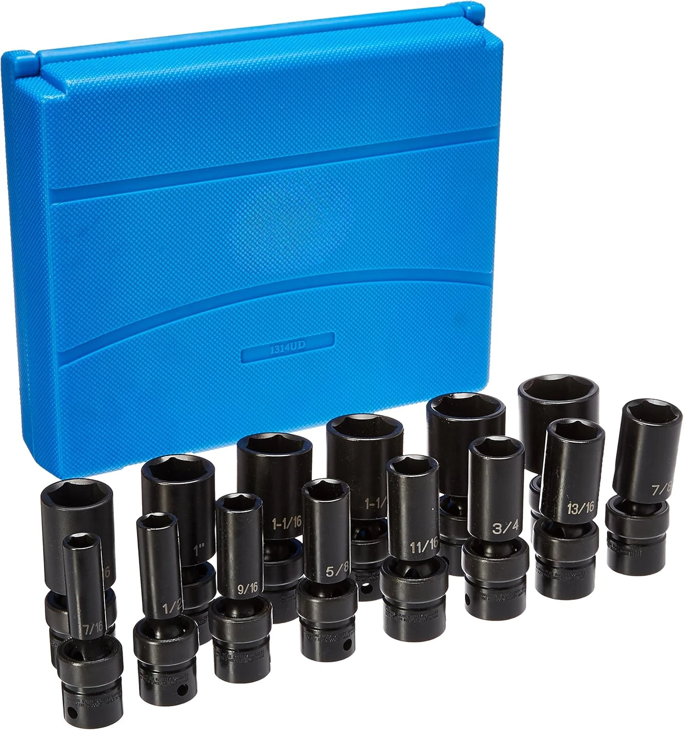 Standard Length Fractional Universal Socket Set