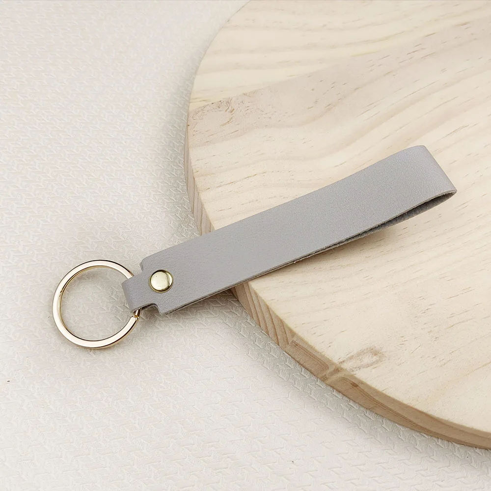 1/5 stücke PU Leder Schlüsselbund Für Männer Frauen Auto Schlüssel Strap Taille Brieftasche Schlüsselanhänger Geschenk Schlüssel Kette Schmuck Machen zubehör Liefert – Detail 6