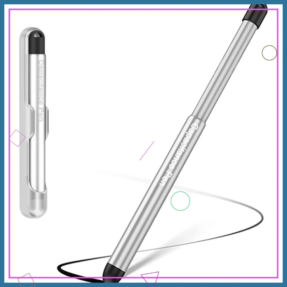 

Высокоточный емкостный стилус с отверстием для сенсорных экранов, универсальный для iPad, iPhone, планшетов и устройств Samsung Galaxy