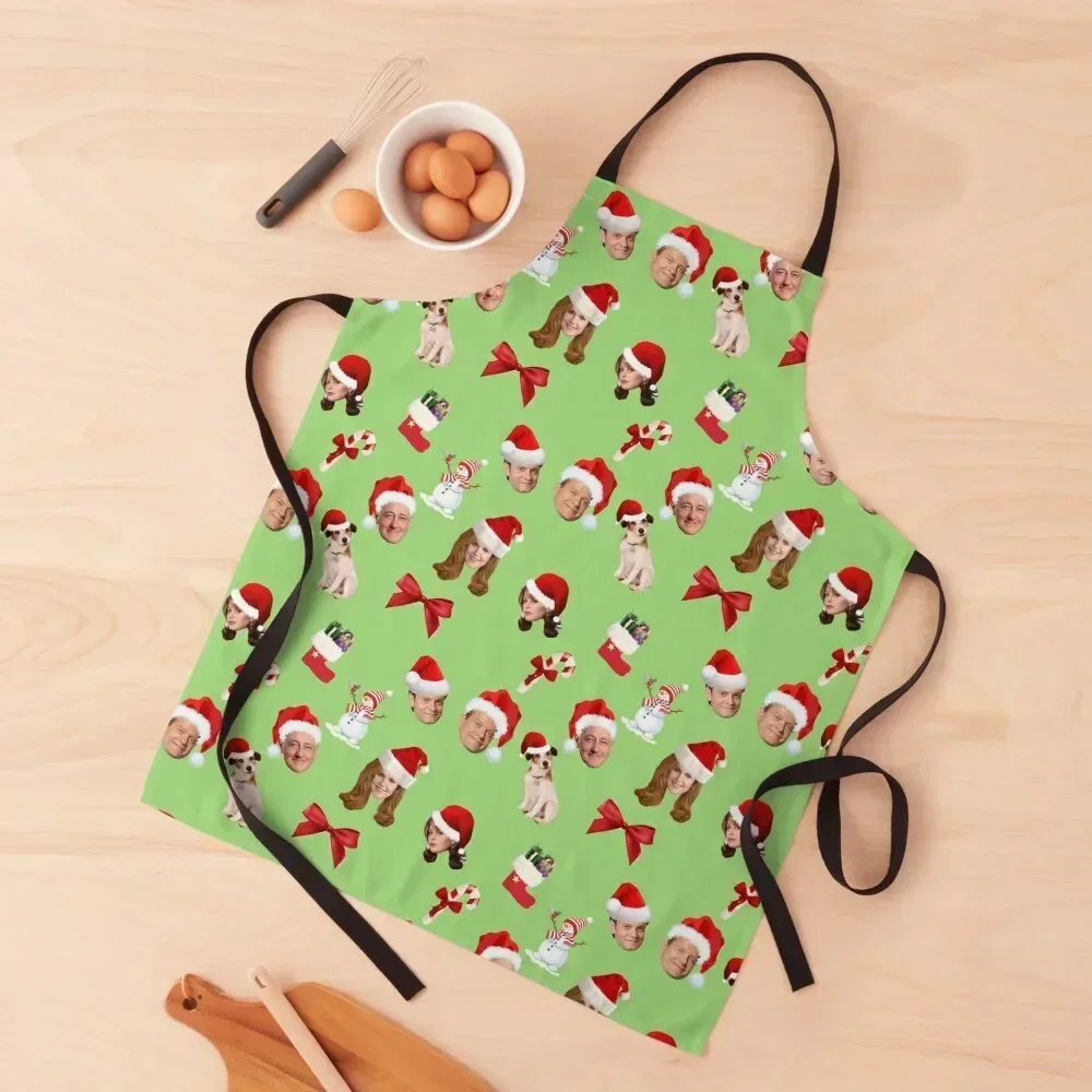 

frasier christmas pattern Apron home women christmas kitchen Sexy work ladies Apron