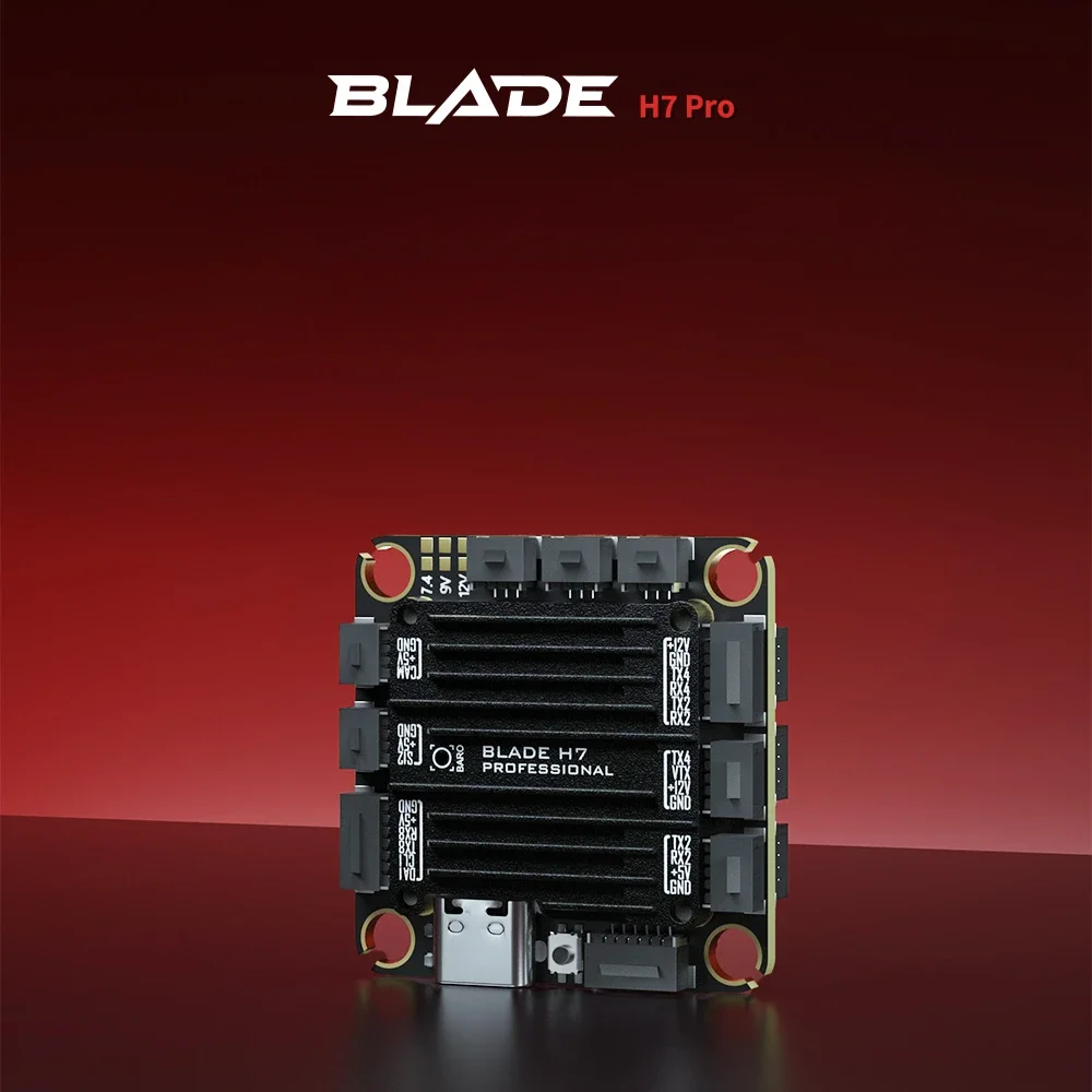 

RUSHFPV BLADE H7 PRO — контроллер полета, встроенный алюминиевый корпус с ЧПУ, 4-12S, LiPo, 30x30 мм