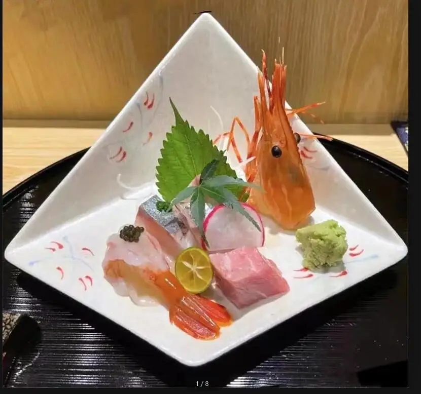 

Керамическая тарелка для суши, сашими, диск, десертные тарелки, поднос для демонстрации, ресторанная посуда, холодное блюдо, миска для фруктового салата