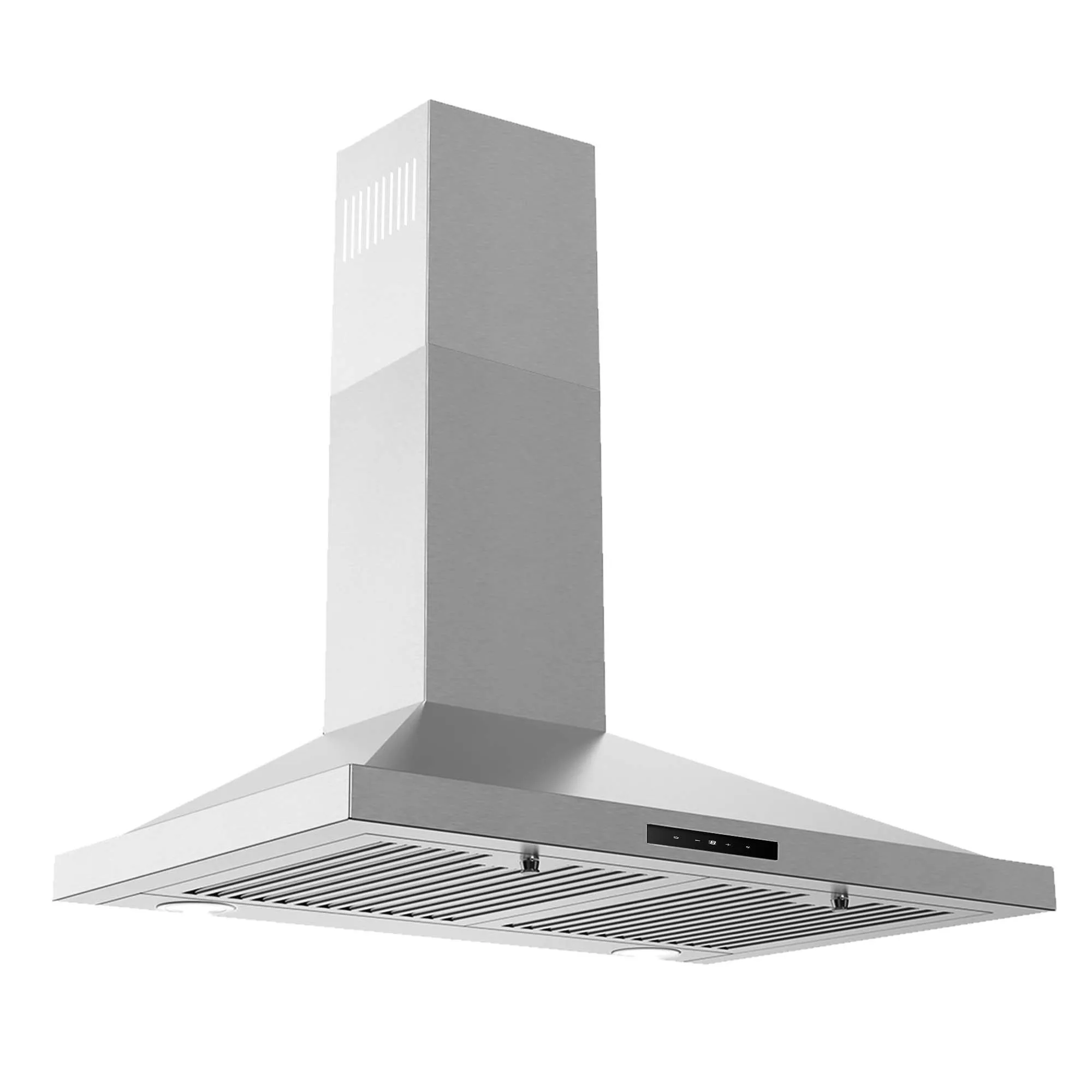 Campana extractora de montaje en pared de succión fuerte, conducto Convertible/sin conducto de 3 velocidades con filtros de deflector doble, Interruptor táctil LED, 30 ", 350m3/hr