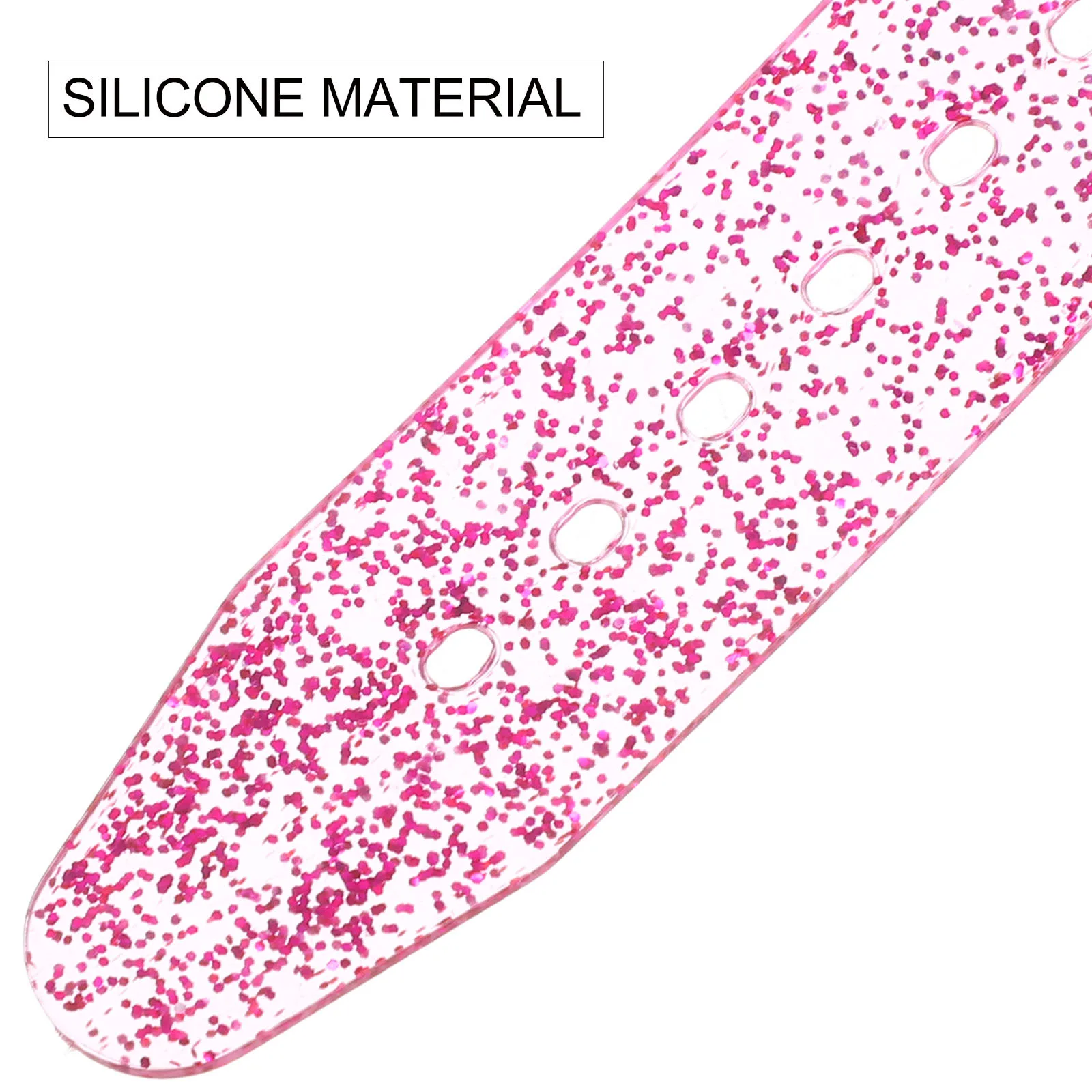 ساعة يد كوارتز لامعة ملونة بحزام قابل للتعديل لتزيين المعصم هدية عيد الميلاد وعيد الميلاد