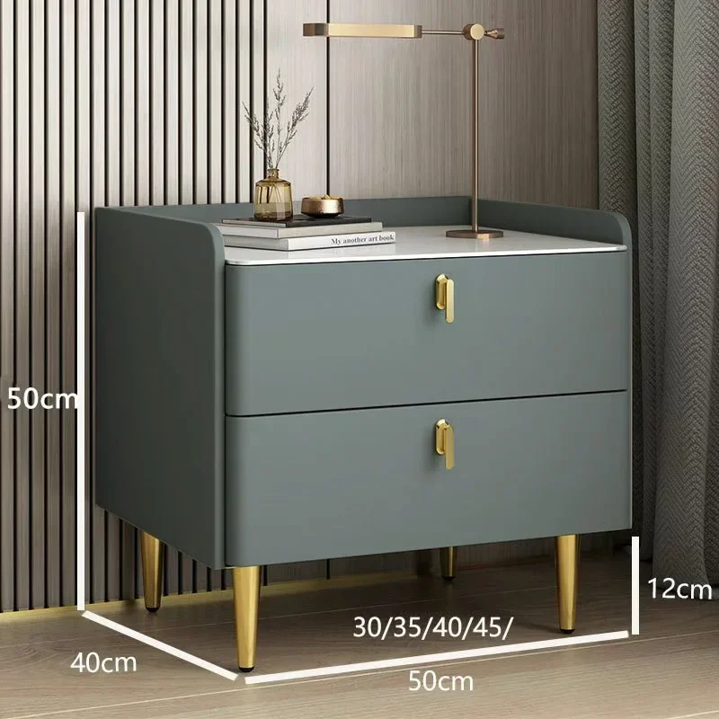 

Modern Nordic Nightstand Table Simple Unique Legs Luxury Bedroom Bedside Cabinet Storage Trendy Mesitas De Noche HomeFurniture