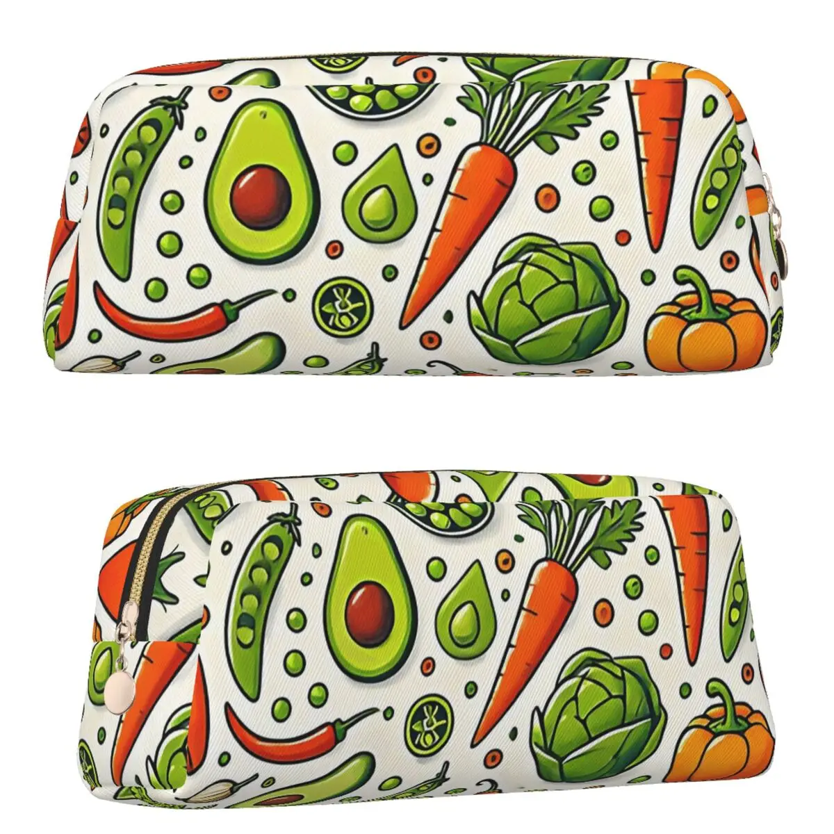 Vegetables Healthy Pattern Pencil Cases for Student Gifts Pen Box Pencil Bag Pencil Pouch Pen Holder