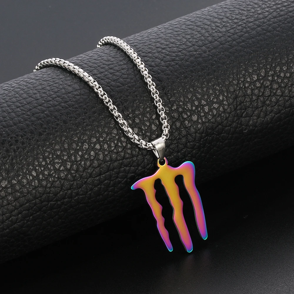 Hip-Hop-Stil Dämonenklauen-Halskette aus Titanstahl, Einzigartiges Mode-Accessoire für Partys, Geschenk für Frauen und Männer – Detail 3