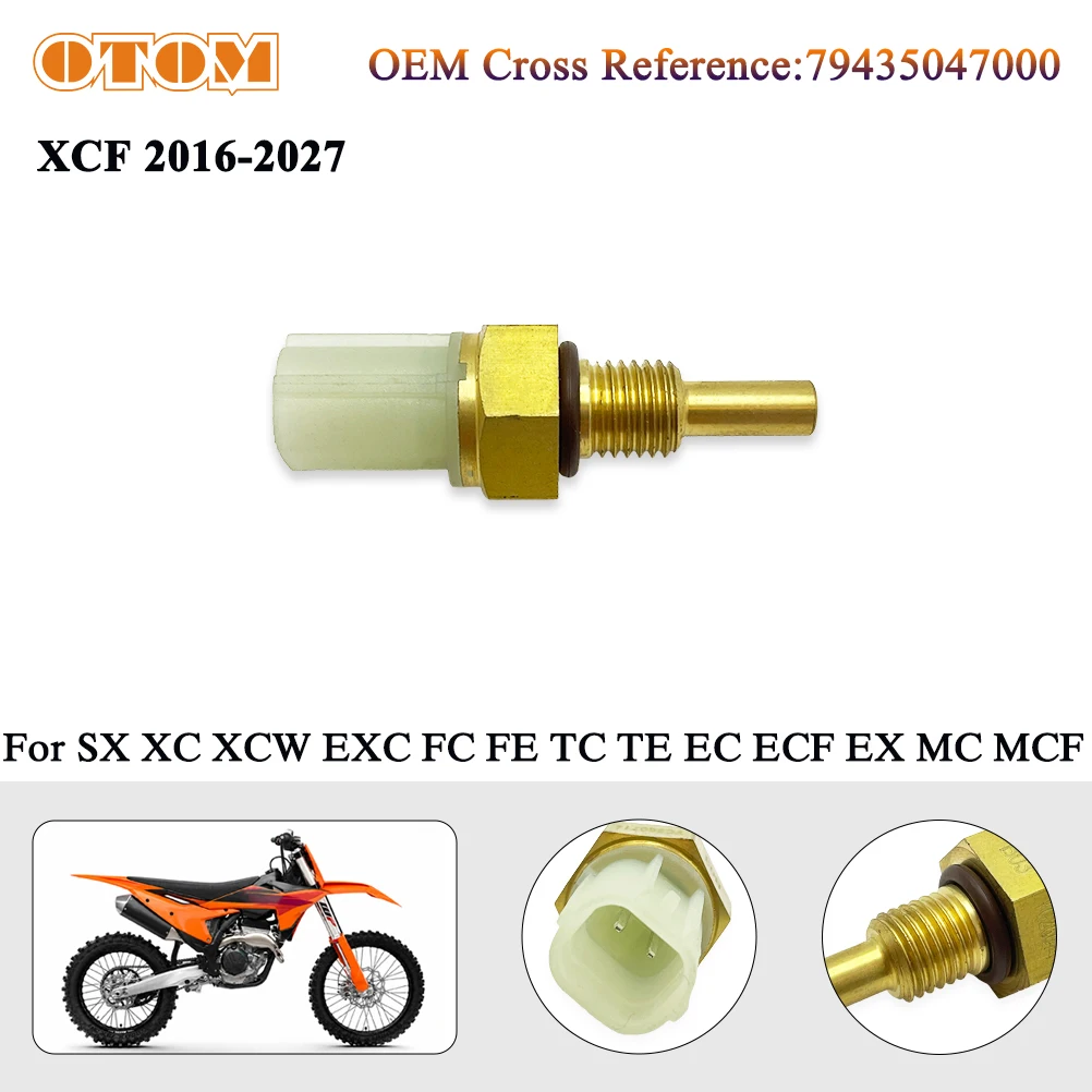 For KTM 125 250 300 350 450 Coolant Temperature Sensor SX SXF XC XCF XCW EXC SIX DAYS EXCF HUSQVARNA FC FE TC TE GASGAS EC ECF