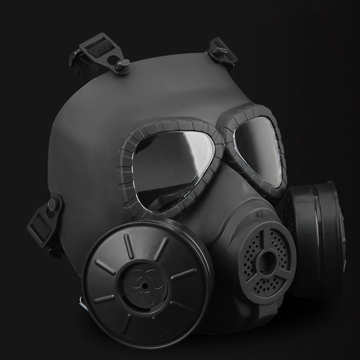 M04 Tactical Gas Mask (no Function) With Anti-fog Lens Fan Exhaust CF Role Play Props For Airgun Paintball Shooting War Games