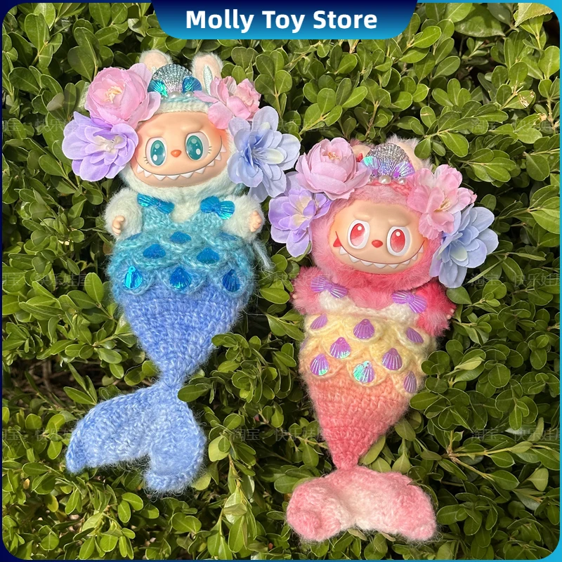 

Big Into Energy Labubu Doll 3.0 Clothes 17cm Baby Clothes Mermaid Set Kawaii V1 V2 V3 Doll Clothing Accessories No Doll