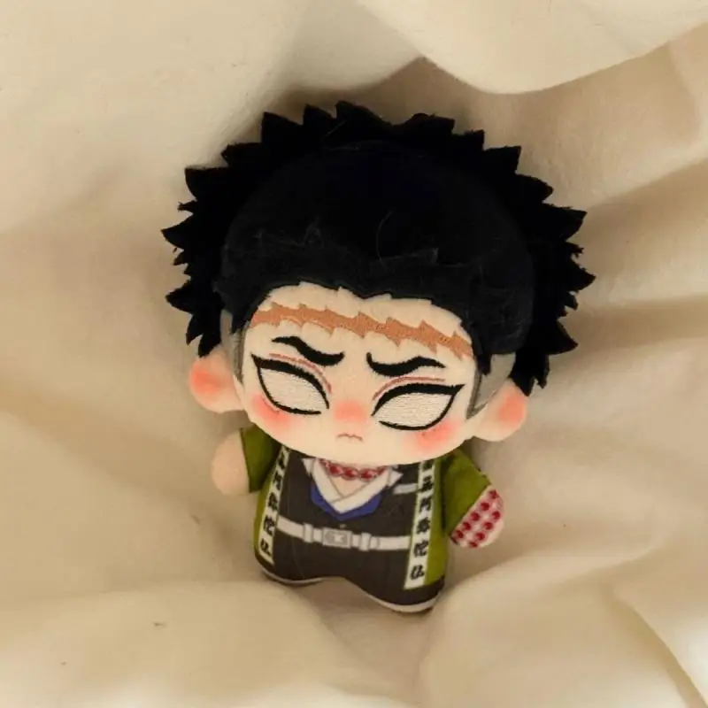 10Cm Gyomei Himejima Anime Demon Slayer Printed Plush Doll Desktop Ornament Hanging Toy Decorative Classmates' Holiday Gifts