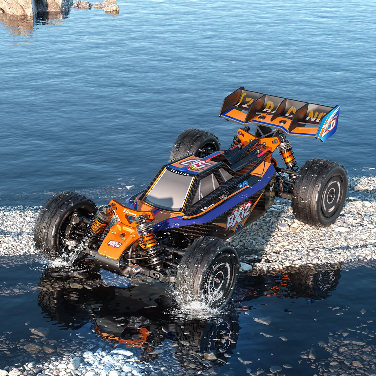 ZD Racing 1/12 Maßstab 4WD Ferngesteuertes Offroad-Auto BX 12 2845 Bürstenloser Motor RC-Rennfahrzeug Metall-Kardanwelle – Detail 8