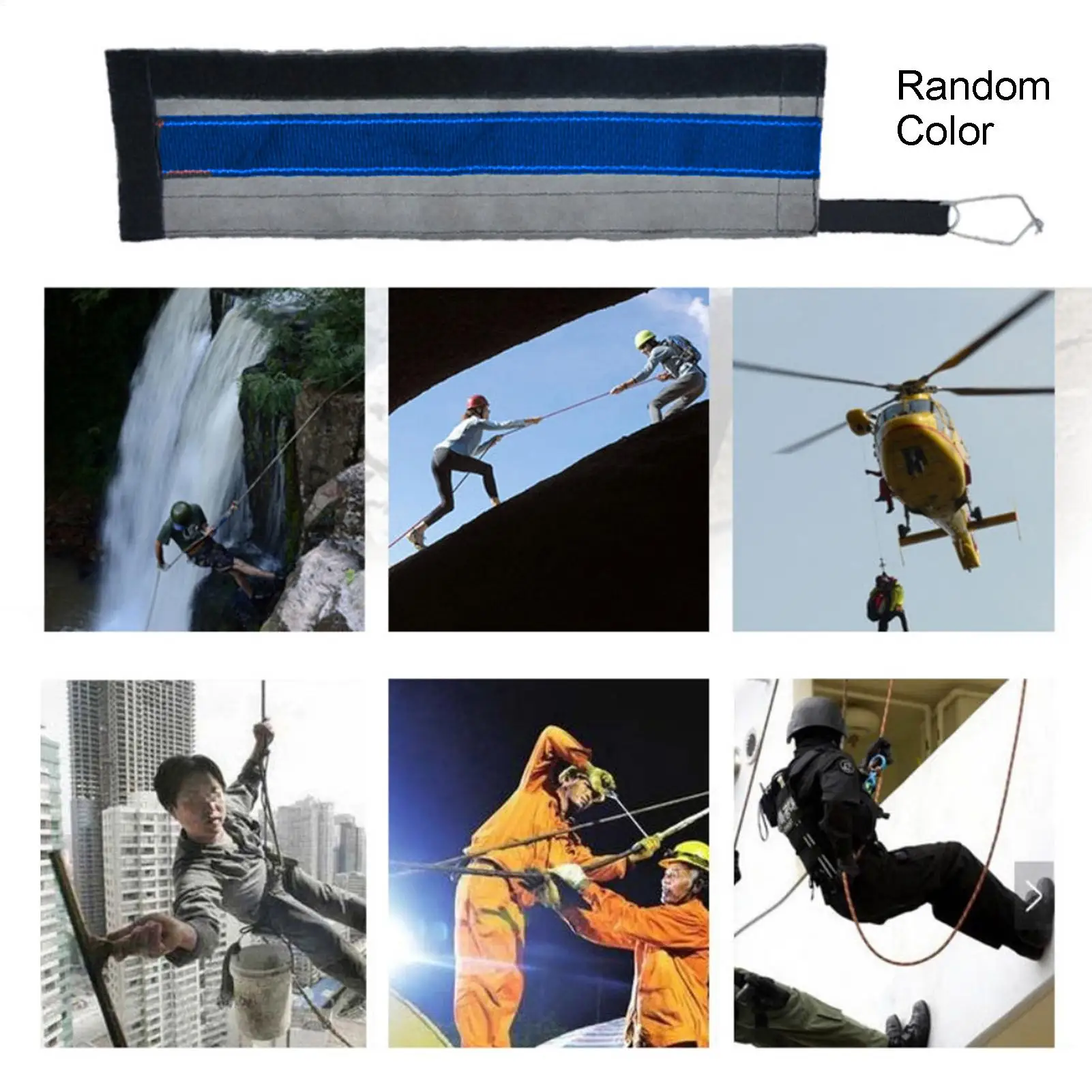 Climbing Rope Protector Sleeve Wear-resistant Artificial Leather Rope Sleeve Rope Protector Accessory For Outdoor Rock Climbing