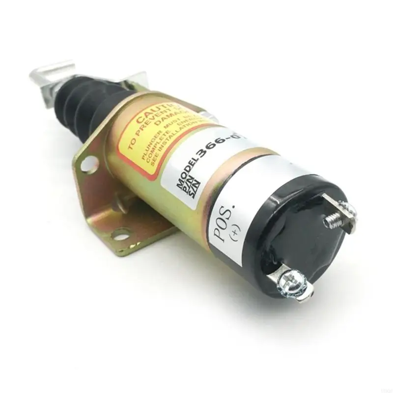 

2025 New Stop Solenoid 12V 24V 366-07197 366-07198 Shut Offs Solenoid For Electric Generator Stop Solenoid