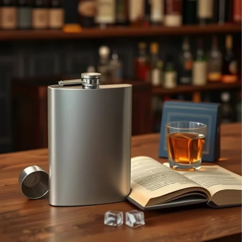 7oz مخصص المحمولة الفولاذ المقاوم للصدأ قارورة الورك الإبريق ويسكي وعاء النبيذ زجاجة تخصيص رجل هدية السفر جولة درينكوير كأس النبيذ