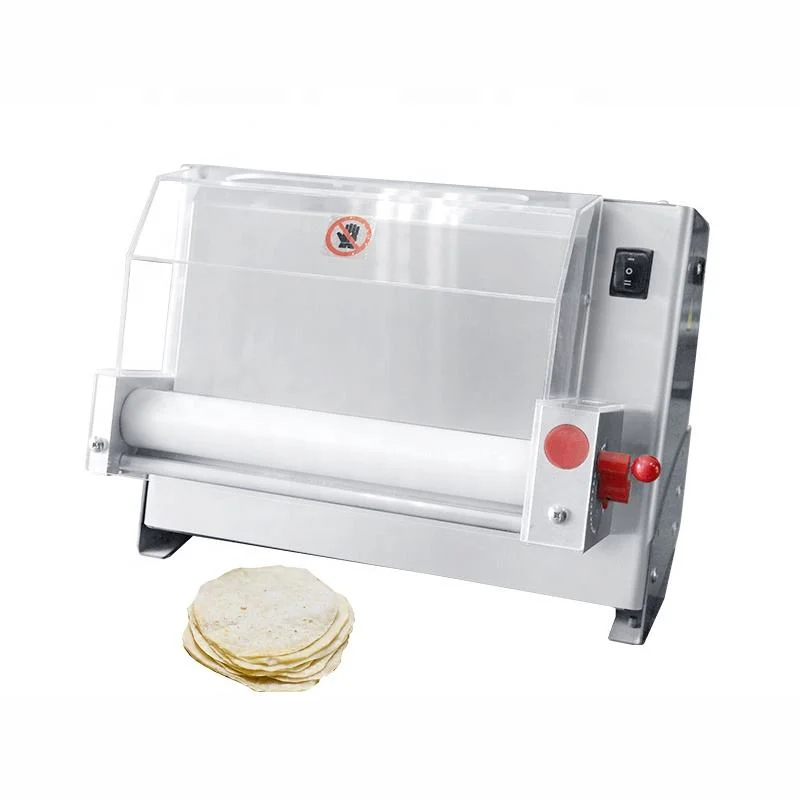 Commercial Table Rolling Pizza Press Machine Pizza Dough Mouder Former Dough Sheeter Flattener Machine