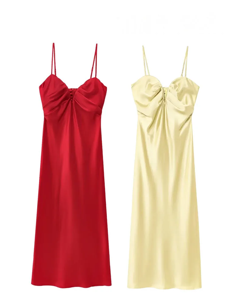 HH 2025 Summer Dress For Women Fashion New Backless Slim Zipper Fly Long Dresses Woman Wild Female Evening Dress Vestidos
