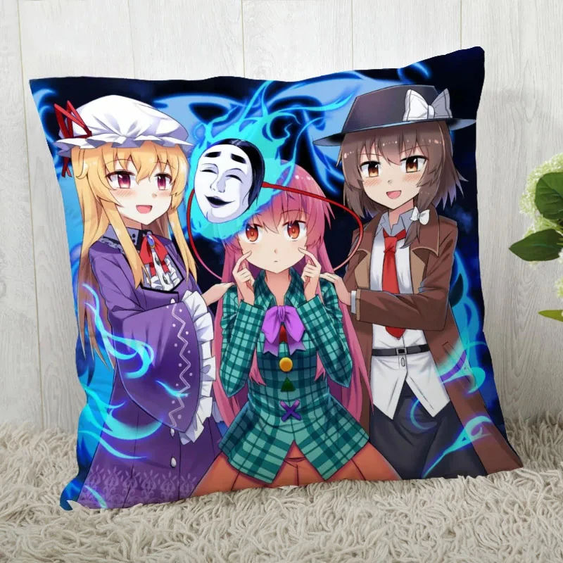 Hata no Kokoro Pillow Cover Customize Anime Pillowcase Modern Home Decorative Pillow Case For Living Room 45X45cm,40X40cm